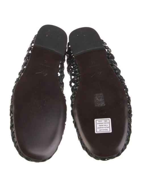 Giuseppe Zanotti Leather Printed Ballet Flats