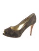 Giuseppe Zanotti Canvas Camouflage Print Pumps