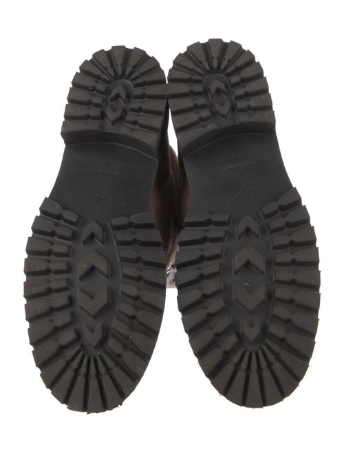 Giuseppe Zanotti Suede Lace-Up Boots