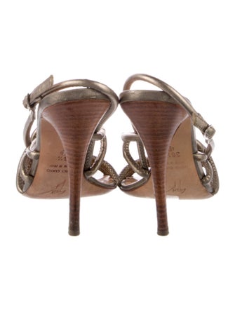 Giuseppe Zanotti Leather Slingback Sandals