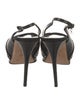 Giuseppe Zanotti Leather Crystal Embellishments Slingback Sandals
