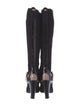 Giuseppe Zanotti Suede Leather Trim Embellishment Boots
