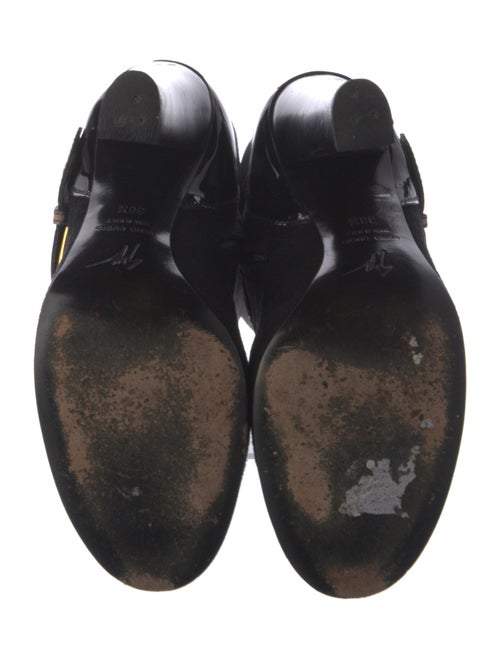 Giuseppe Zanotti Suede Leather Trim Embellishment Boots