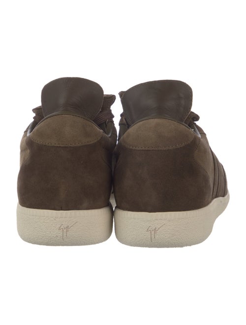 Giuseppe Zanotti Suede Colorblock Pattern Sneakers