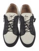 Giuseppe Zanotti Leather Colorblock Pattern Sneakers