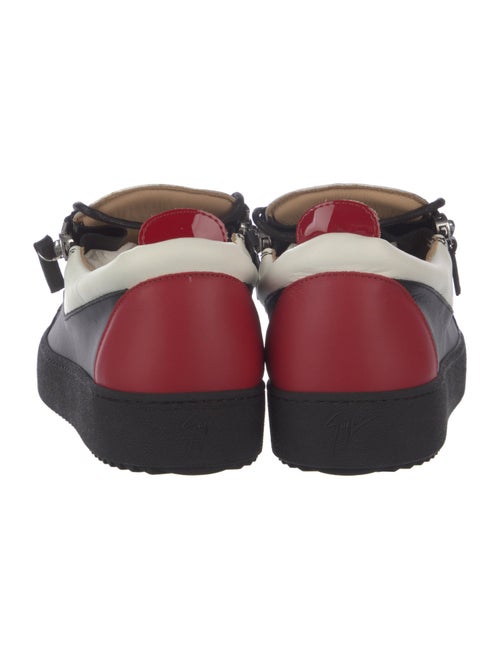 Giuseppe Zanotti Leather Colorblock Pattern Sneakers
