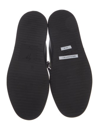 Giuseppe Zanotti Leather Colorblock Pattern Sneakers