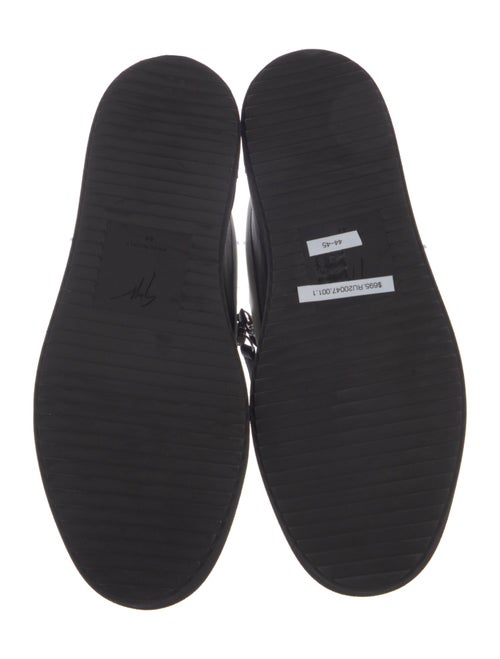 Giuseppe Zanotti Leather Colorblock Pattern Sneakers