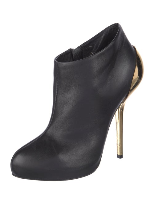 Giuseppe Zanotti Leather Colorblock Pattern Boots