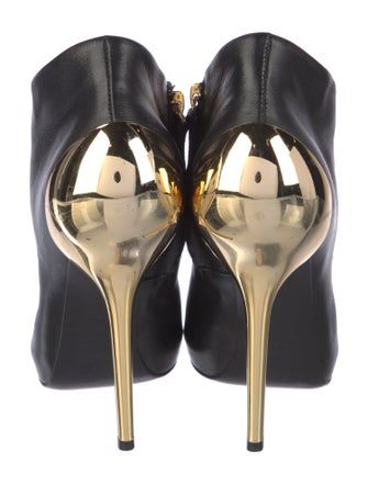 Giuseppe Zanotti Leather Colorblock Pattern Boots