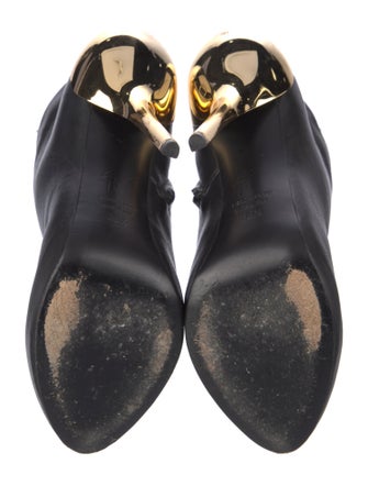 Giuseppe Zanotti Leather Colorblock Pattern Boots