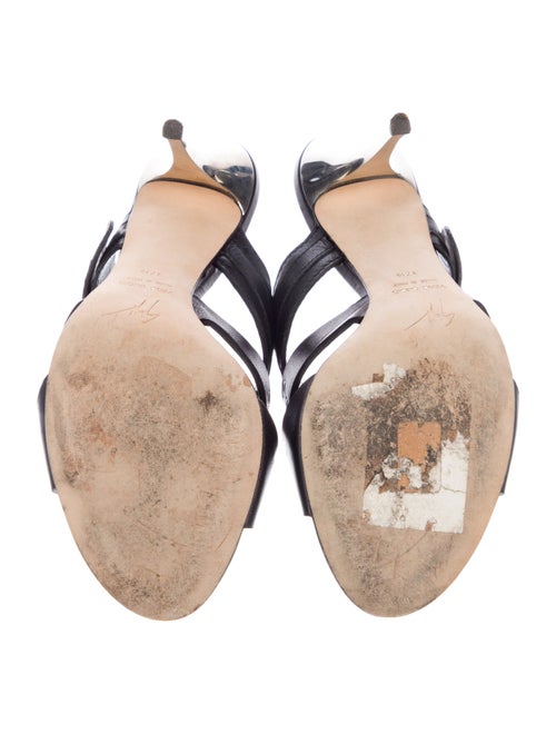 Giuseppe Zanotti Leather Studded Accents Slides