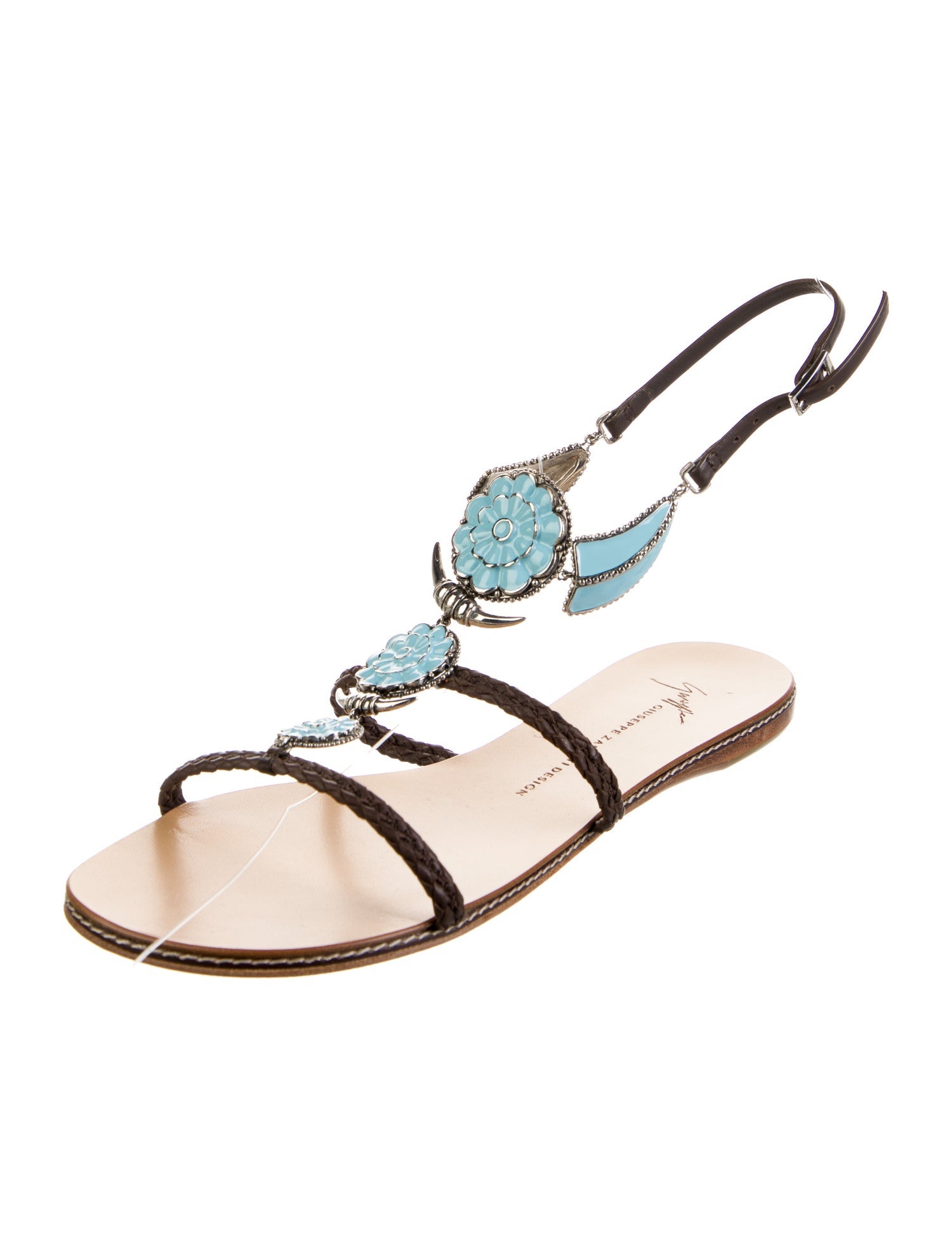 Giuseppe Zanotti Leather Gladiator Sandals