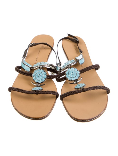 Giuseppe Zanotti Leather Gladiator Sandals