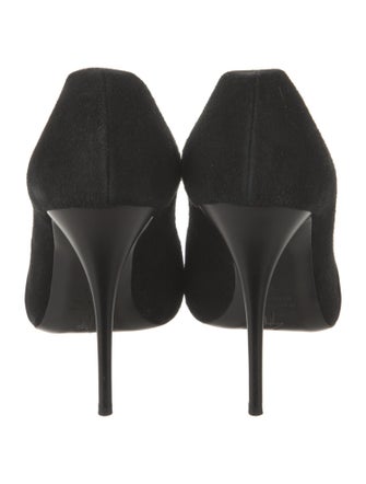 Giuseppe Zanotti Suede Crystal Embellishments Pumps