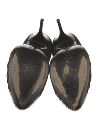 Giuseppe Zanotti Suede Crystal Embellishments Pumps