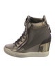 Giuseppe Zanotti Canvas Lace-Up Boots