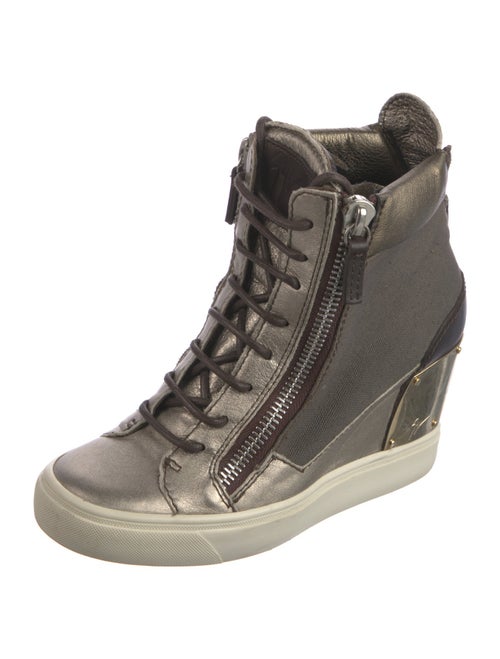 Giuseppe Zanotti Canvas Lace-Up Boots