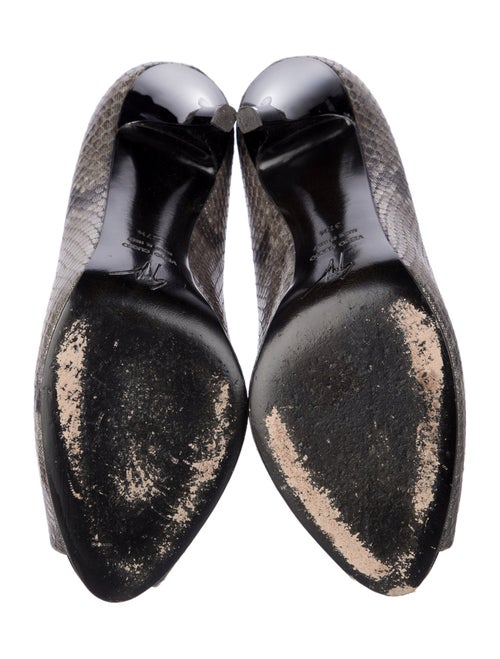 Giuseppe Zanotti Leather Animal Print Pumps