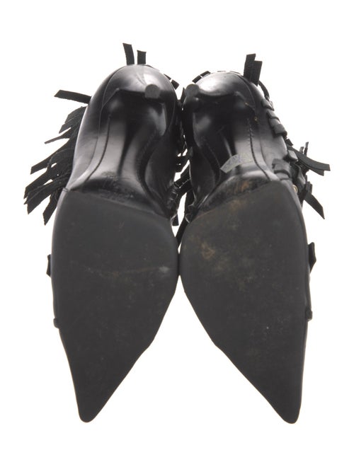 Giuseppe Zanotti Leather Studded Accents Lace-Up Boots