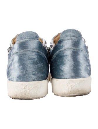 Giuseppe Zanotti Velvet Printed Sneakers