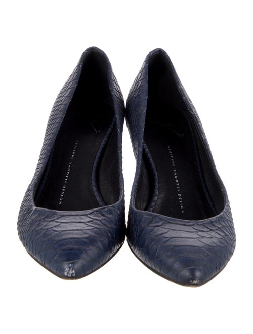 Giuseppe Zanotti Leather Animal Print Pumps