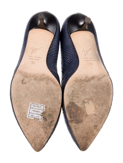 Giuseppe Zanotti Leather Animal Print Pumps