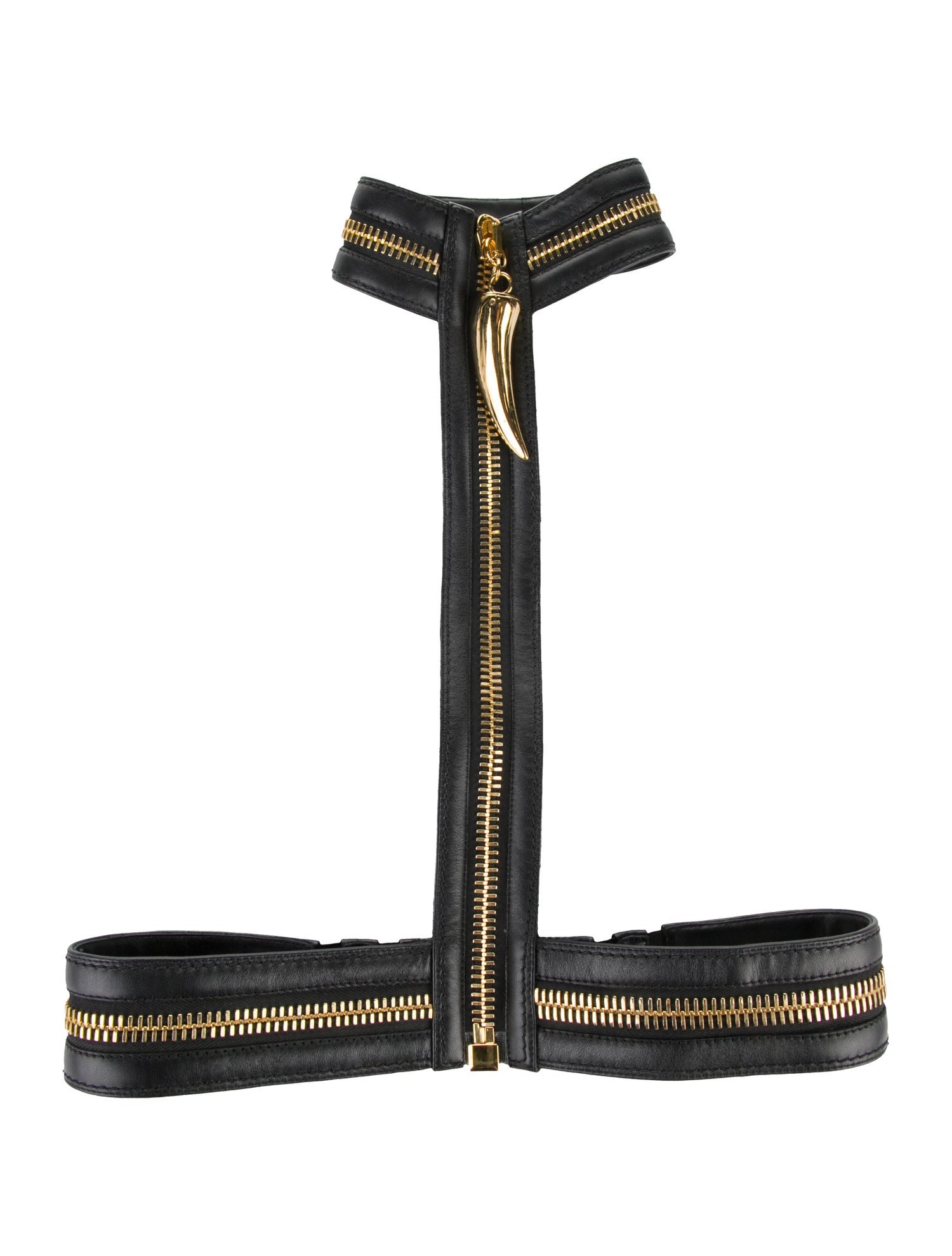 Giuseppe Zanotti Wide Leather Waist Belt