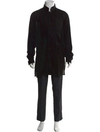 Yohji Yamamoto Pour Homme Long Sleeve Tuxedo Shirt