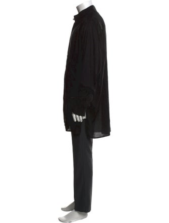 Yohji Yamamoto Pour Homme Long Sleeve Tuxedo Shirt