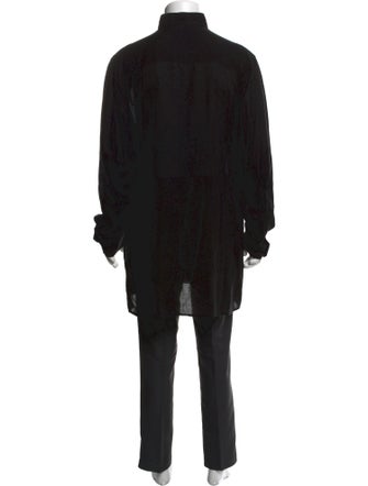 Yohji Yamamoto Pour Homme Long Sleeve Tuxedo Shirt