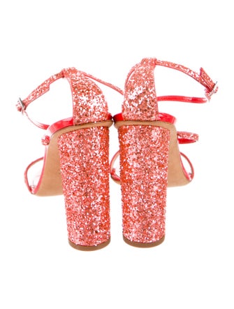 Giuseppe Zanotti Glitter Glitter Accents Sandals