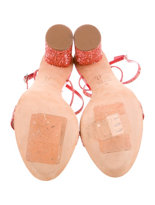 Giuseppe Zanotti Glitter Glitter Accents Sandals