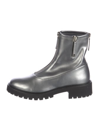 Giuseppe Zanotti Leather Combat Boots