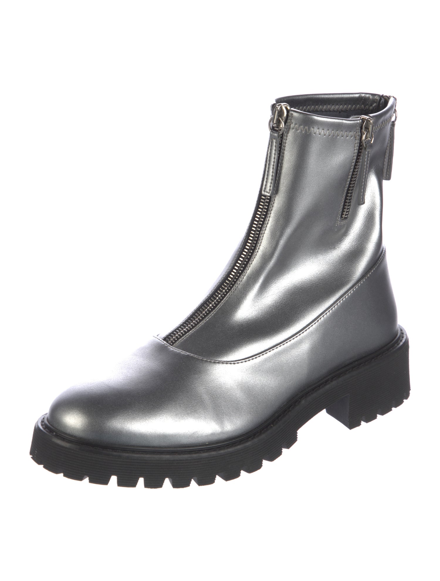 Giuseppe Zanotti Leather Combat Boots