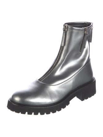 Giuseppe Zanotti Leather Combat Boots