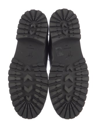 Giuseppe Zanotti Leather Combat Boots