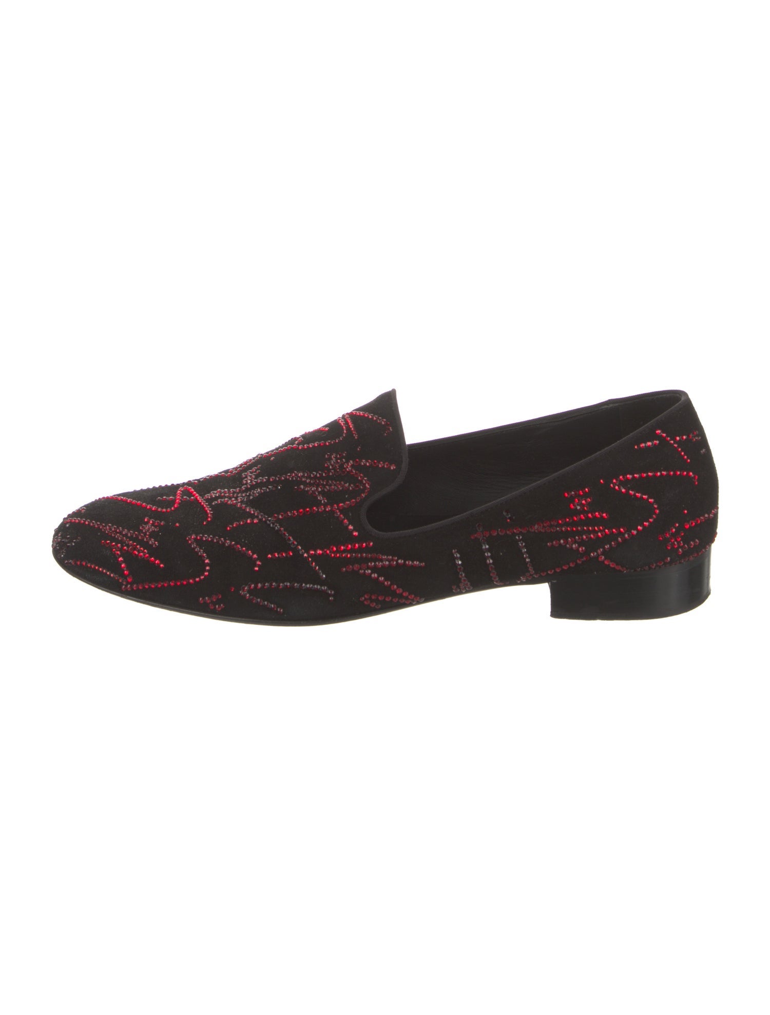 Giuseppe Zanotti Suede Patterned Loafers