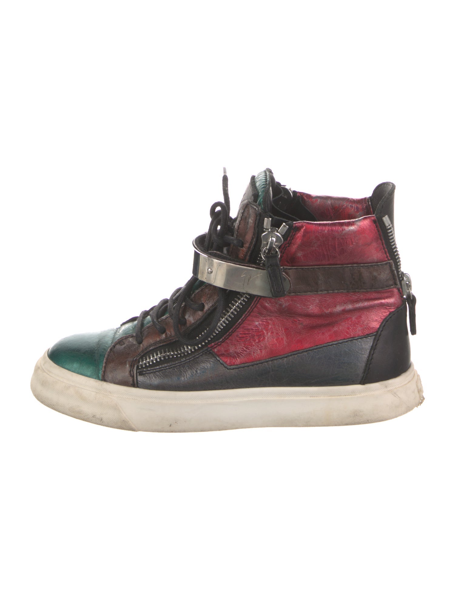 Giuseppe Zanotti Colorblock Pattern Sneakers