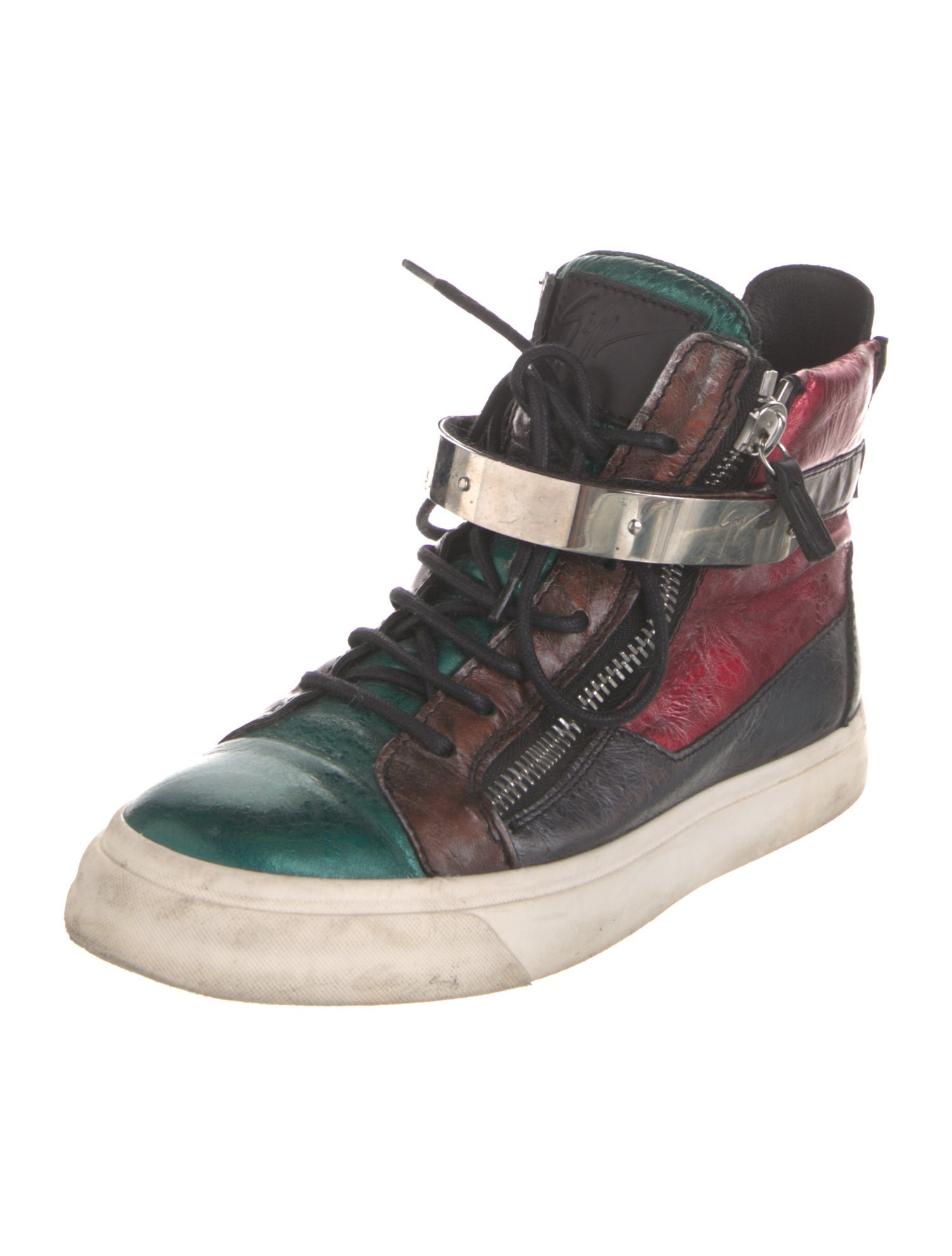 Giuseppe Zanotti Colorblock Pattern Sneakers