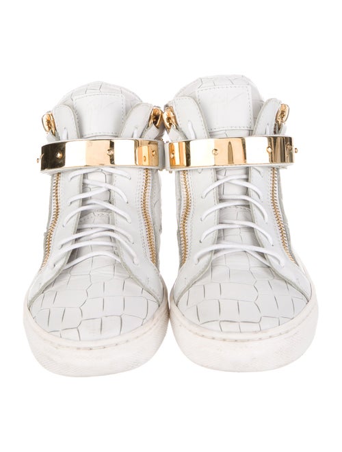 Giuseppe Zanotti Boys' Leather High Top Sneaker