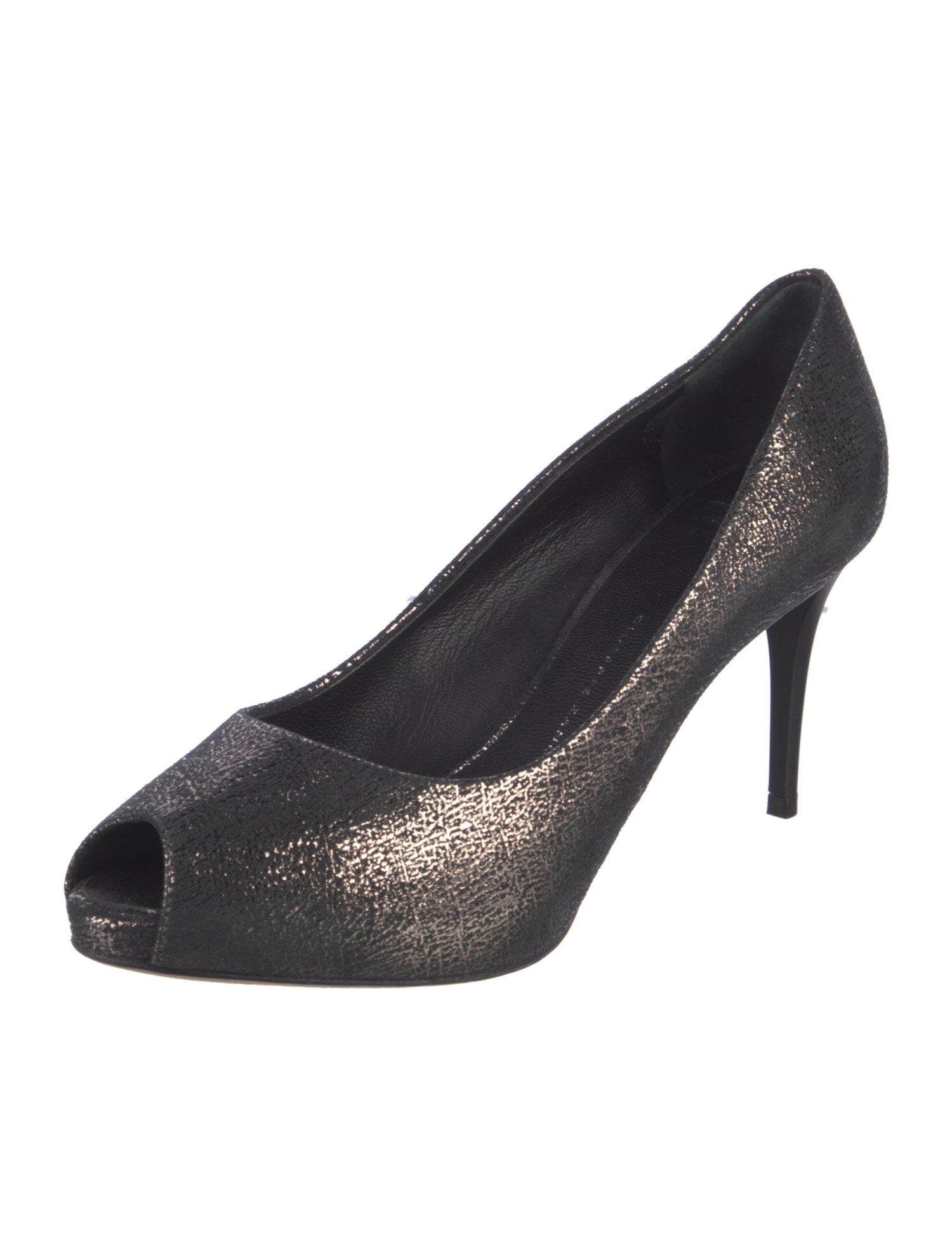 Giuseppe Zanotti Leather Cutout Accent Pumps