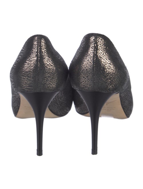 Giuseppe Zanotti Leather Cutout Accent Pumps