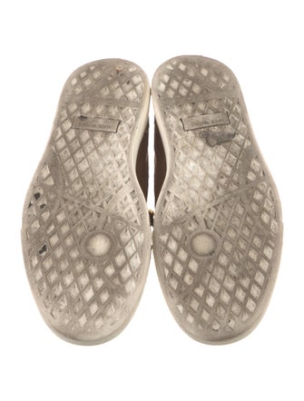 Giuseppe Zanotti Suede Colorblock Pattern Sneakers