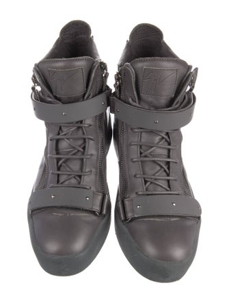 Giuseppe Zanotti Leather Lace-Up Boots