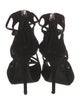 Giuseppe Zanotti Suede Cutout Accent Gladiator Sandals