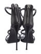 Giuseppe Zanotti Patent Leather Studded Accents Sandals