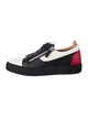 Giuseppe Zanotti Leather Colorblock Pattern Sneakers