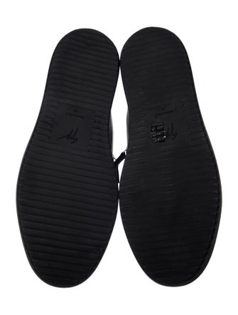 Giuseppe Zanotti Leather Colorblock Pattern Sneakers