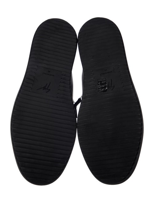 Giuseppe Zanotti Leather Colorblock Pattern Sneakers